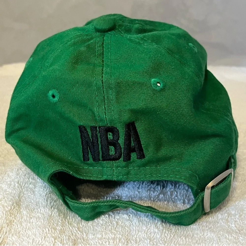 Boston Celtics Green & Black Adjustable Cotton Basketball Cap by NBA Elevation